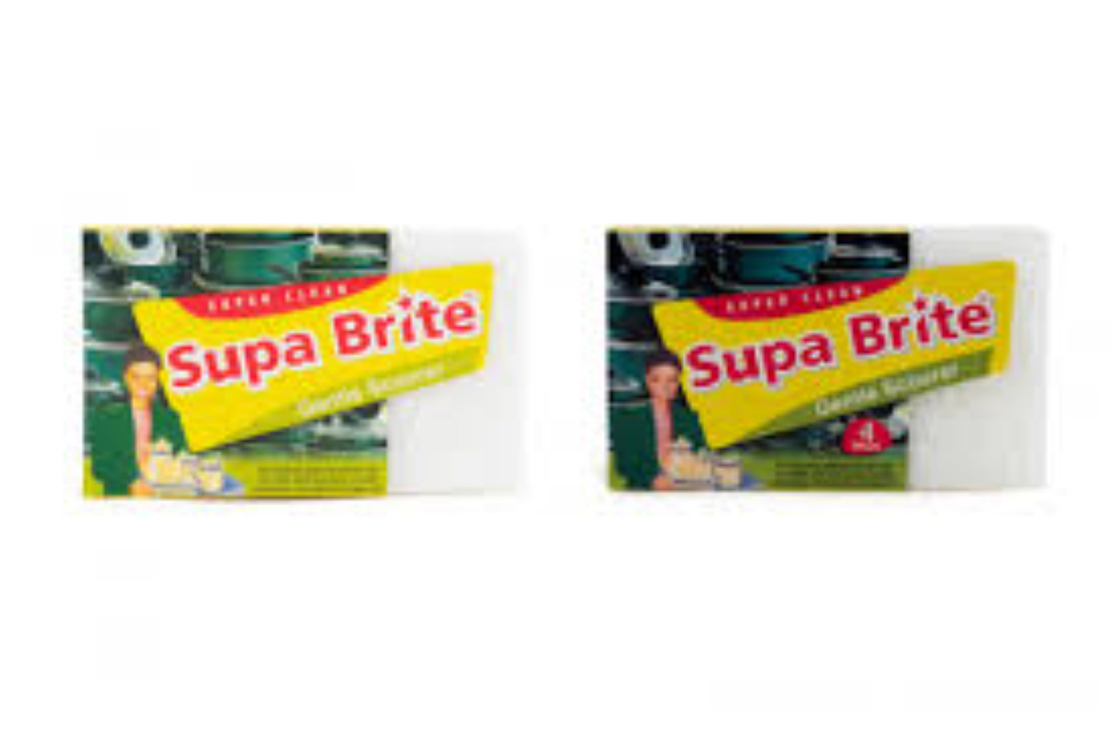 SUPA BRITE GENTLE SCOURER 4PK